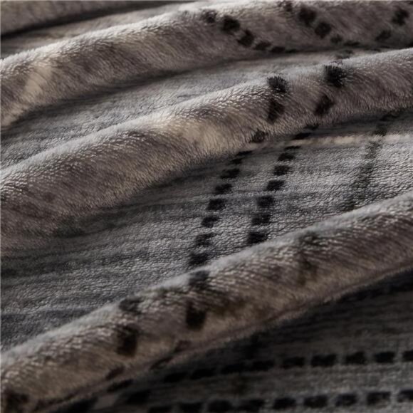 Super Soft Fleece Throw Blanket Checkered Cozy Lightweight Warm Blanket for Wome - Picture 4 of 6